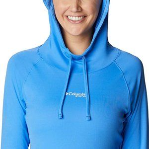 🆕Columbia Women's W PFG Respool Hoodie,  Harbor Blue, Brand NEW. NWT, Authentic